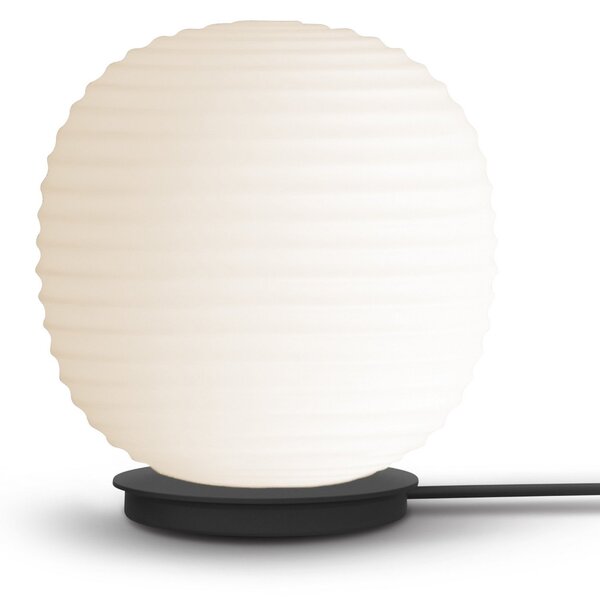 Lampade da tavolo New Works, Lantern Globe Small, dimmerabile, Bianco, Soggiorno, Vetro, Design