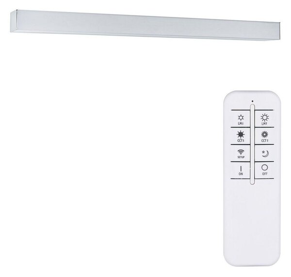 Applique da parete Paulmann, Tova, dimmerabile, Bianco, Bagno, Metallo, Moderno