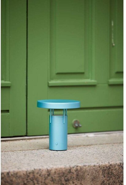 Lampade da tavolo Hübsch, Blu, Soggiorno, Alluminio