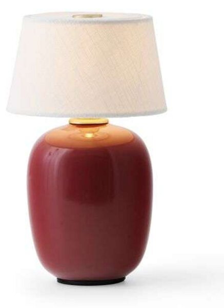 Lampade da tavolo Audo Copenhagen, Torso, dimmerabile, Rosso, Soggiorno, Ceramica, Design