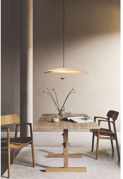 Lampada a sospensione GEJST, Liris, Dorato / Ottone, Soggiorno, Metallo, Design