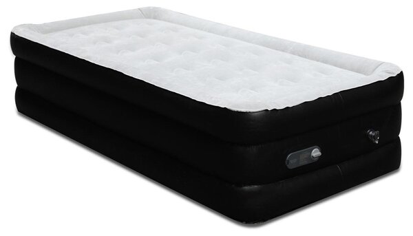 Materasso gonfiabile Vigevee Premium 190x100x46 cm, materasso autogonfiabile con pompa, letto per ospiti, lettino da viaggio, letto di emergenza, letto da campeggio, letto singolo