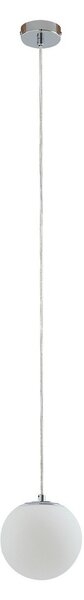 Lampada a sospensione Lucande, Bidolo, dimmerabile, Metallizzato, Bagno, Vetro