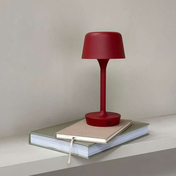 Lampade da tavolo Dyberg Larsen, Flow, dimmerabile, Rosso, Soggiorno, Metallo, Scandinavo