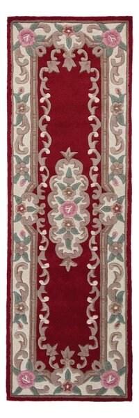 Tappeto in lana rossa 67x210 cm Aubusson - Flair Rugs