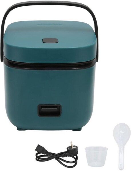 Allecto - cuociriso - mini cuociriso - portatile e pratico - multifunzione - cottura a vapore - per 1-3 persone - capacità: 1,2 litri