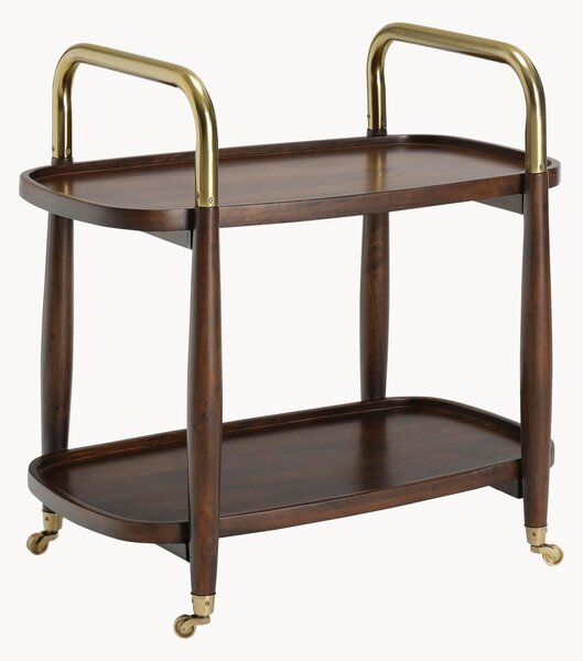Carrello da portata in legno di mango Kingliss