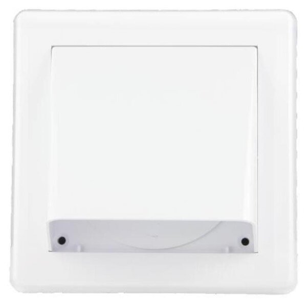 Griglia di ventilazione HACO VM GK/100 B a gravità con aletta 150x150 mm plastica bianca
