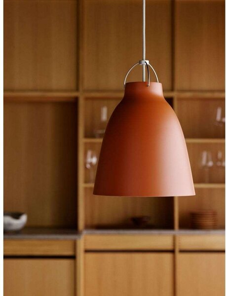 Lampada a sospensione FRITZ HANSEN, Rosso, Soggiorno, Metallo
