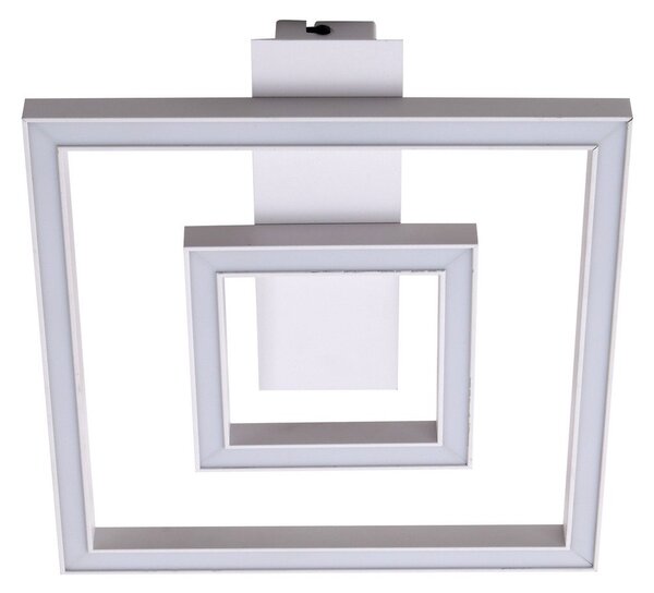 Plafoniera Lindby, Madamo, Bianco, Soggiorno, Alluminio, Moderno
