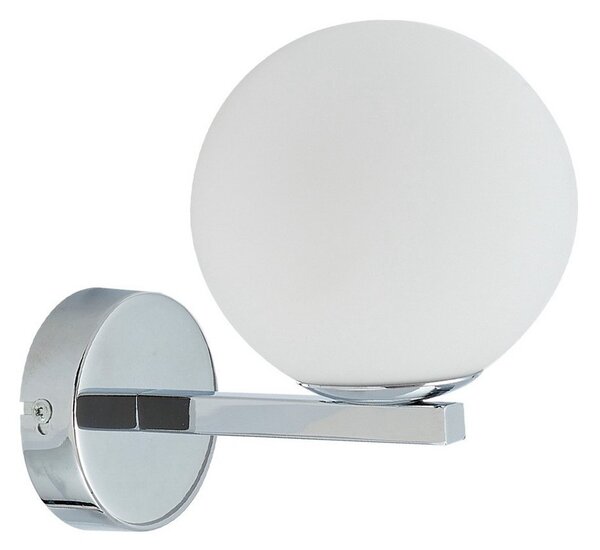 Applique da parete Lucande, Bidolo, dimmerabile, Metallizzato, Bagno, Vetro