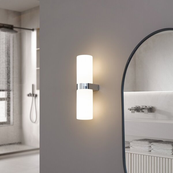 Applique da parete Lucande, Basolo, dimmerabile, Bagno, Moderno
