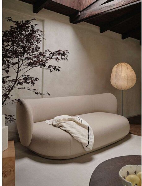 Lampada da terra ferm LIVING, Beige, Soggiorno, Carta / Cartone