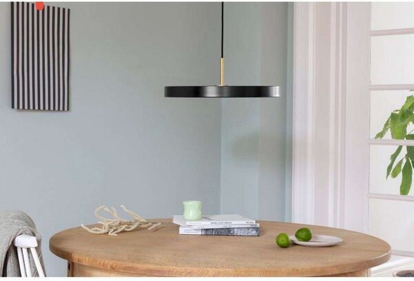 Lampada a sospensione Asteria Plus, Ø 43 cm, grigio/nero