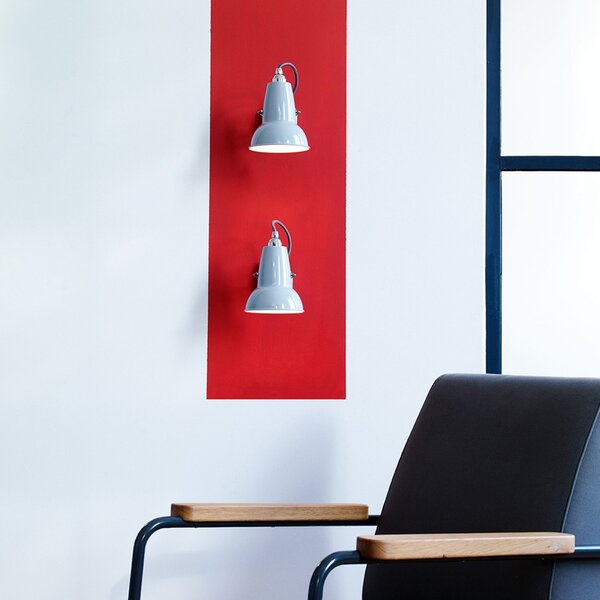 Applique da parete Anglepoise, Original 1227, Grigio, Soggiorno, Metallo, Industriale