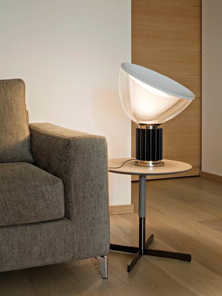 Lampada da tavolo in vetro soffiato a LED con luce regolabile Taccia Small