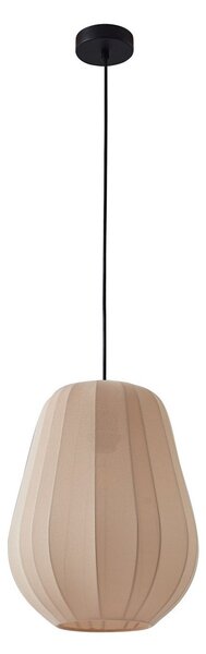 Lampada a sospensione Lindby, Helin, dimmerabile, Beige, Sala da pranzo, Tessuto / Tessile, Moderno