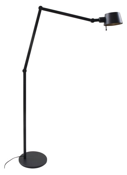 Lampada da terra Lucande, Silka, Nero, Studio / Ufficio, Metallo, Moderno