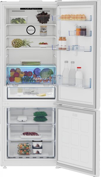 Beko Frigorifero Combinato Capacit 561 Litri Classe energetica E Raffreddamento No Frost colore Bianco - B3RCNE564HW