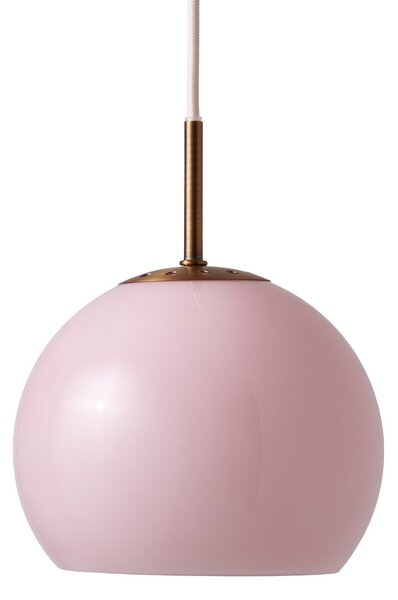 Lampada a sospensione FRANDSEN, Ball, dimmerabile, Rosa / Rosé, Soggiorno, Vetro, Design