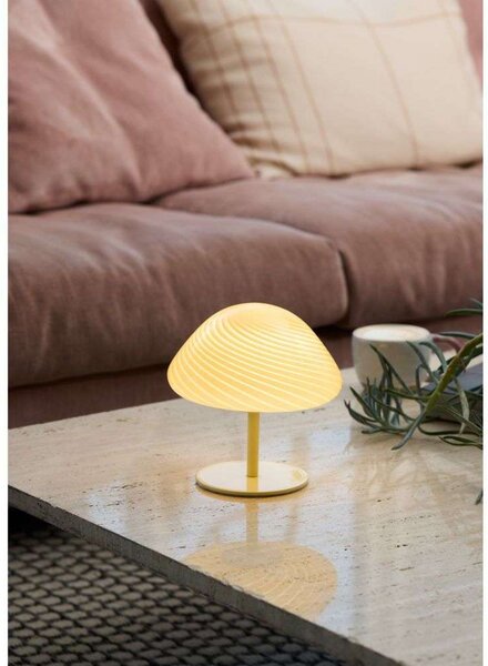 Lampade da tavolo Halo Design, Beige, Soggiorno, Vetro