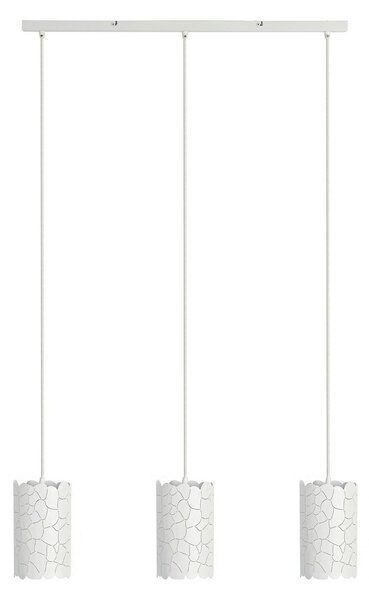 Lampada a sospensione Lindby, Aralena, dimmerabile, Bianco, Soggiorno, Metallo, Moderno