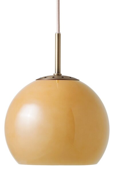 Lampada a sospensione FRANDSEN, Ball, dimmerabile, Beige, Soggiorno, Vetro, Design