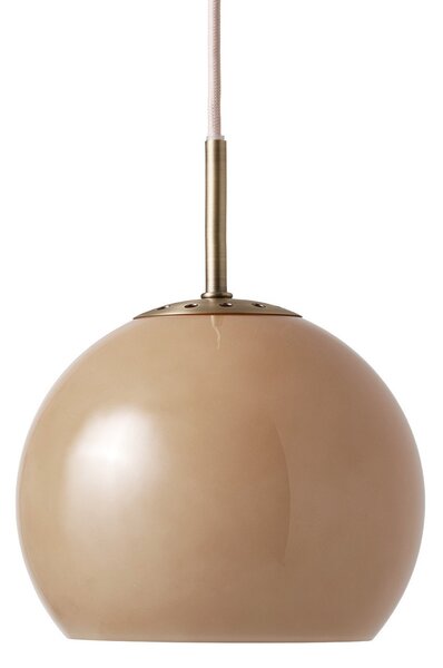 Lampada a sospensione FRANDSEN, Ball, dimmerabile, Marrone / Ruggine, Soggiorno, Vetro, Design