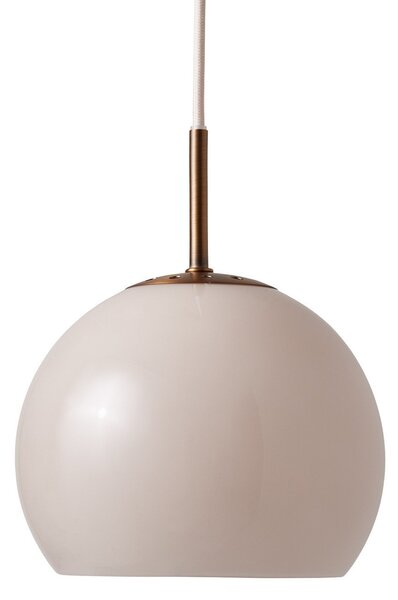Lampada a sospensione FRANDSEN, Ball, dimmerabile, Grigio, Soggiorno, Vetro, Design
