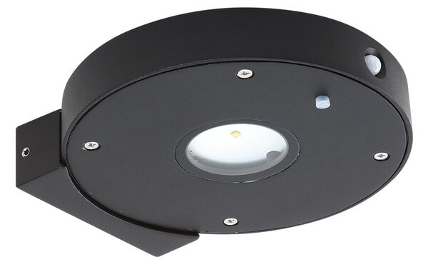 Lampade da esterno Lucande, Tavon, dimmerabile, Nero, Balcone, Alluminio, Moderno