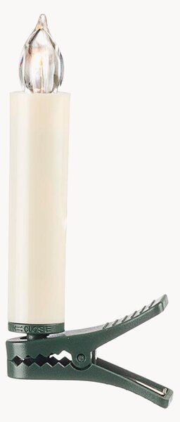 Candela a clip a LED con telecomando Nostalgic, bianco caldo