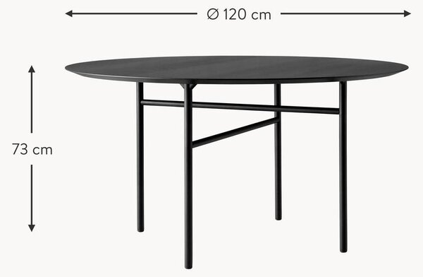 Tavolo da pranzo rotondo Snaregade, Ø 120 cm