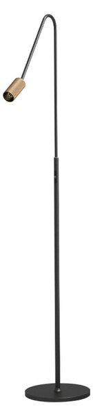 Decor F1 LED Piantana Dim. Nero/Metallizzato - Antidark