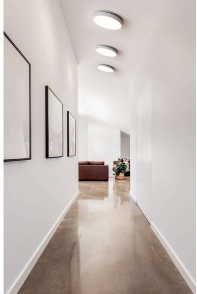 Plafoniera ANTIDARK, Bianco, Soggiorno, Plastica