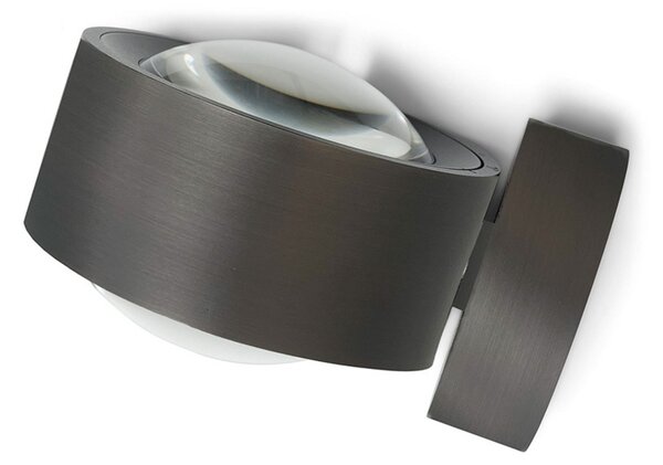 Easy Lens LED W120 applique a LED, DTW, grigio, dimmerabile