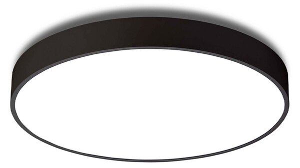 Plafoniera ANTIDARK, Nero, Soggiorno, Plastica