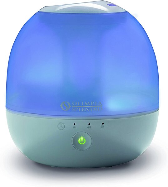 OLIMPIA SPLENDID Umidificatore portatile ad Ultrasuoni Timer Cromoterapia Capacit 150 ml/h - 99423 Limpia 2