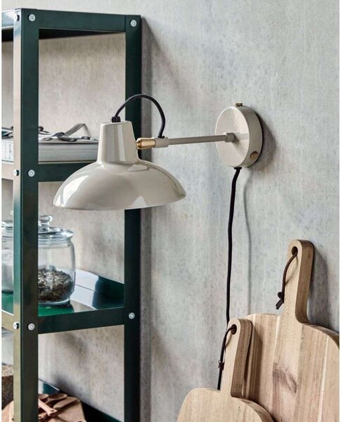 Applique da parete House Doctor, Grigio, Studio / Ufficio, Metallo