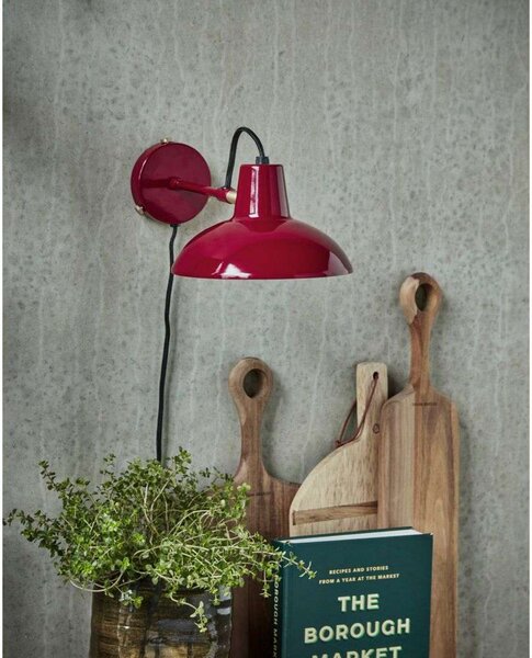 Applique da parete House Doctor, Rosso, Studio / Ufficio, Metallo