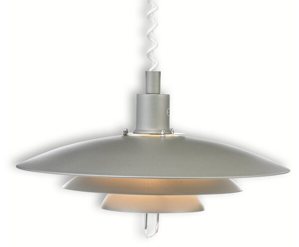 Lampada a sospensione Markslöjd, KIRKENES, dimmerabile, Grigio, Soggiorno, Metallo, Moderno