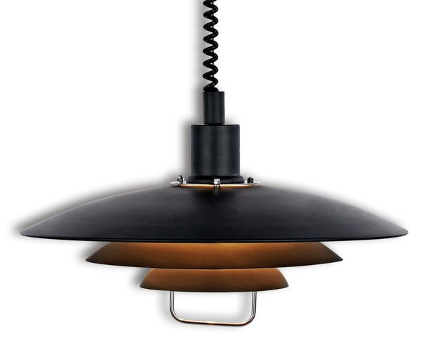 Lampada a sospensione Markslöjd, KIRKENES, dimmerabile, Nero, Soggiorno, Metallo, Moderno