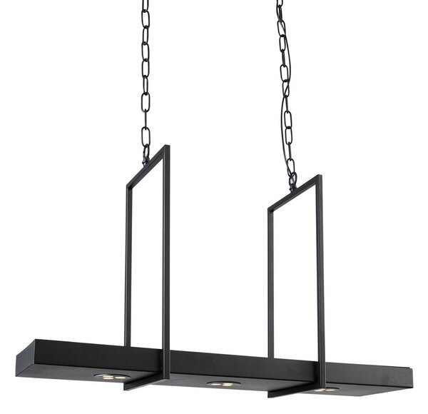 Lampada a sospensione Markslöjd, Tray, dimmerabile, Nero, Soggiorno, Metallo, Scandinavo