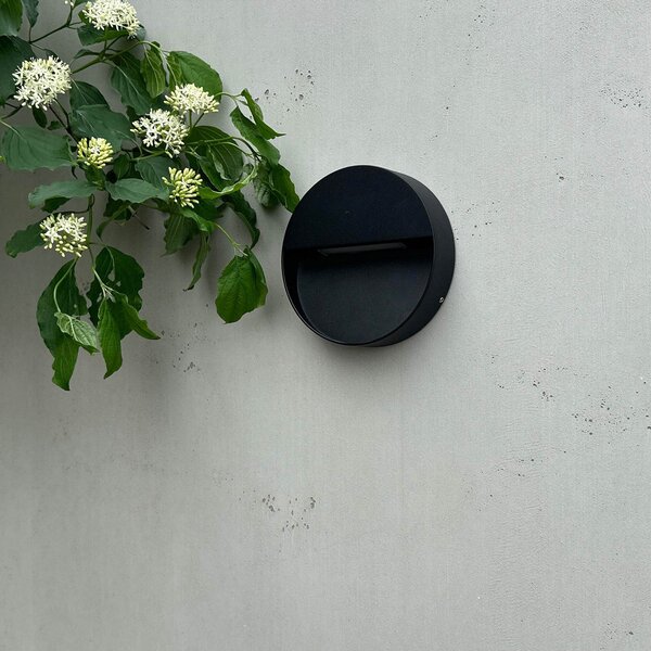Lampade da esterno Dyberg Larsen, Pluto, Nero, Alluminio, Design
