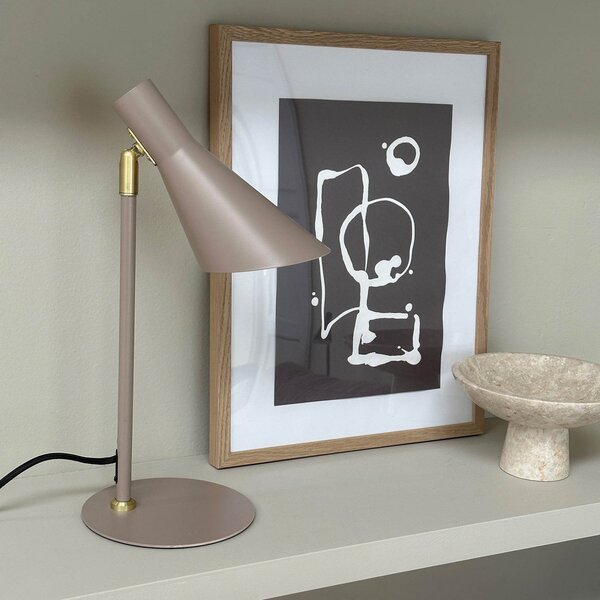 Lampade da tavolo Dyberg Larsen, DL12, Beige, Soggiorno, Metallo, Design