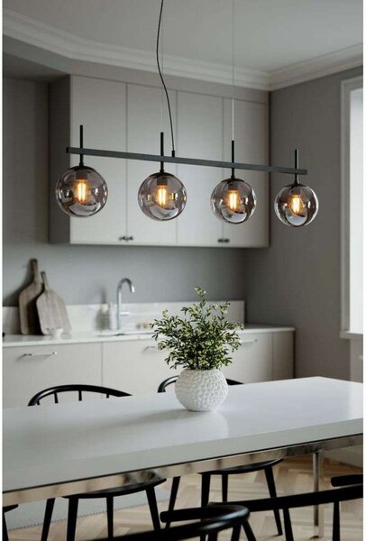 Lampada a sospensione By Rydéns, Boyle, dimmerabile, Grigio, Sala da pranzo, Metallo