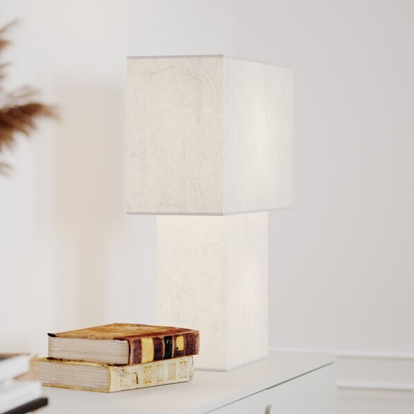 Lampade da tavolo By Rydéns, iSquare, Bianco, Soggiorno, Carta / Cartone