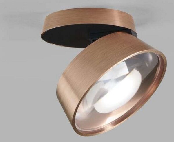 Plafoniera LIGHT-POINT, Bronzo / Ottone anticato, Soggiorno, Alluminio