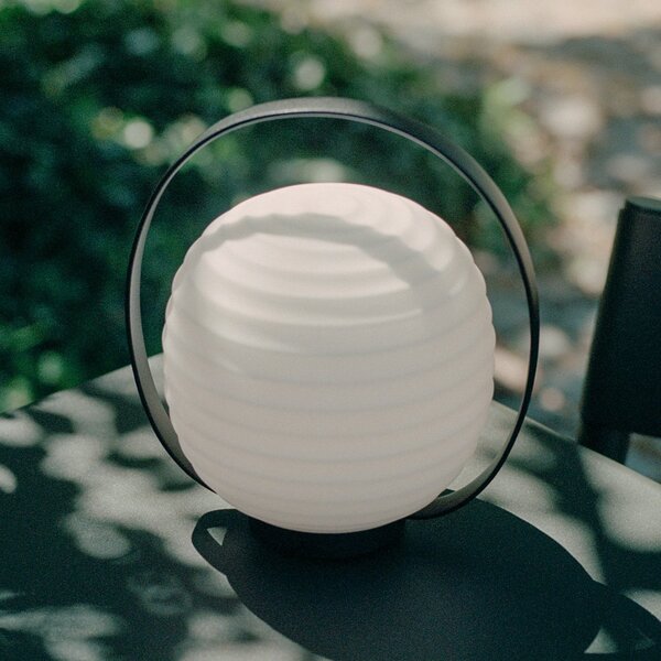 Lampade da esterno New Works, Lantern, dimmerabile, Bianco, Vetro, Design