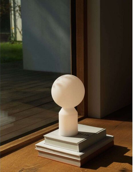 Lampade da tavolo Normann Copenhagen, dimmerabile, Bianco, Soggiorno, Plastica