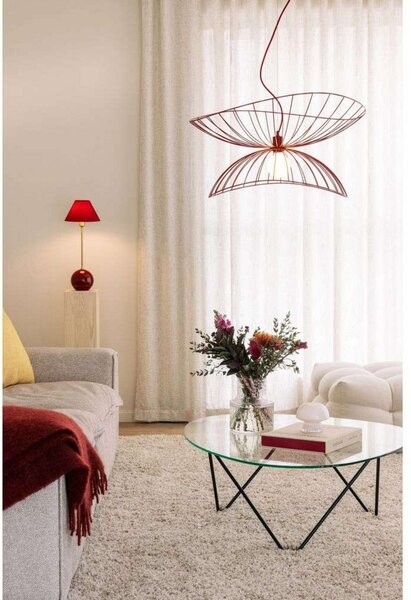 Lampada a sospensione Globen Lighting, Rosso, Sala da pranzo, Metallo